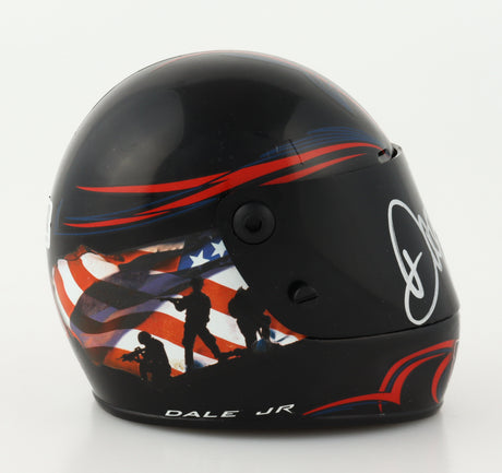 Dale Earnhardt Jr. Signed NASCAR #88 National Guard 1:3 Scale Mini-Helmet - PristineMarketplace