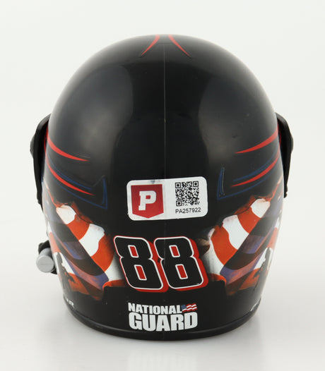Dale Earnhardt Jr. Signed NASCAR #88 National Guard 1:3 Scale Mini-Helmet - PristineMarketplace