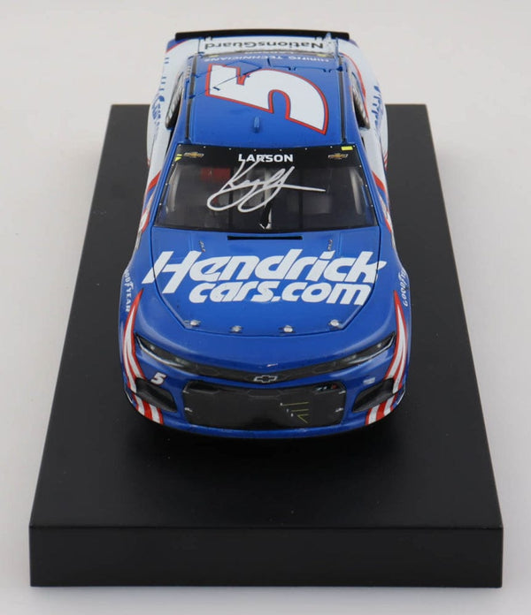 Kyle Larson Signed 2021 NASCAR #5 Hendrickcars.com - Watkins Glen Win - 1:24 Premium Diecast Car (PA) - PristineMarketplace