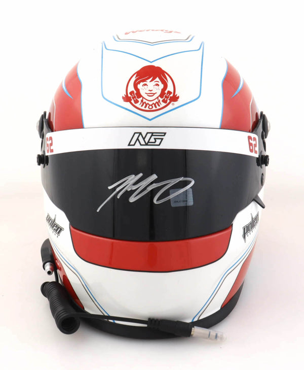 Noah Gragson Signed NASCAR Wendy's Full-Size Helmet (Jr Motorsports) - PristineMarketplace