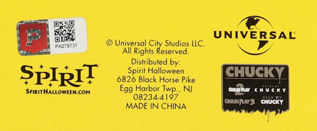 Ed Gale Signed "Childs Play" Full-Size Movie Prop Replica Chucky Doll Inscribed "Chucky" (PA) - PristineMarketplace